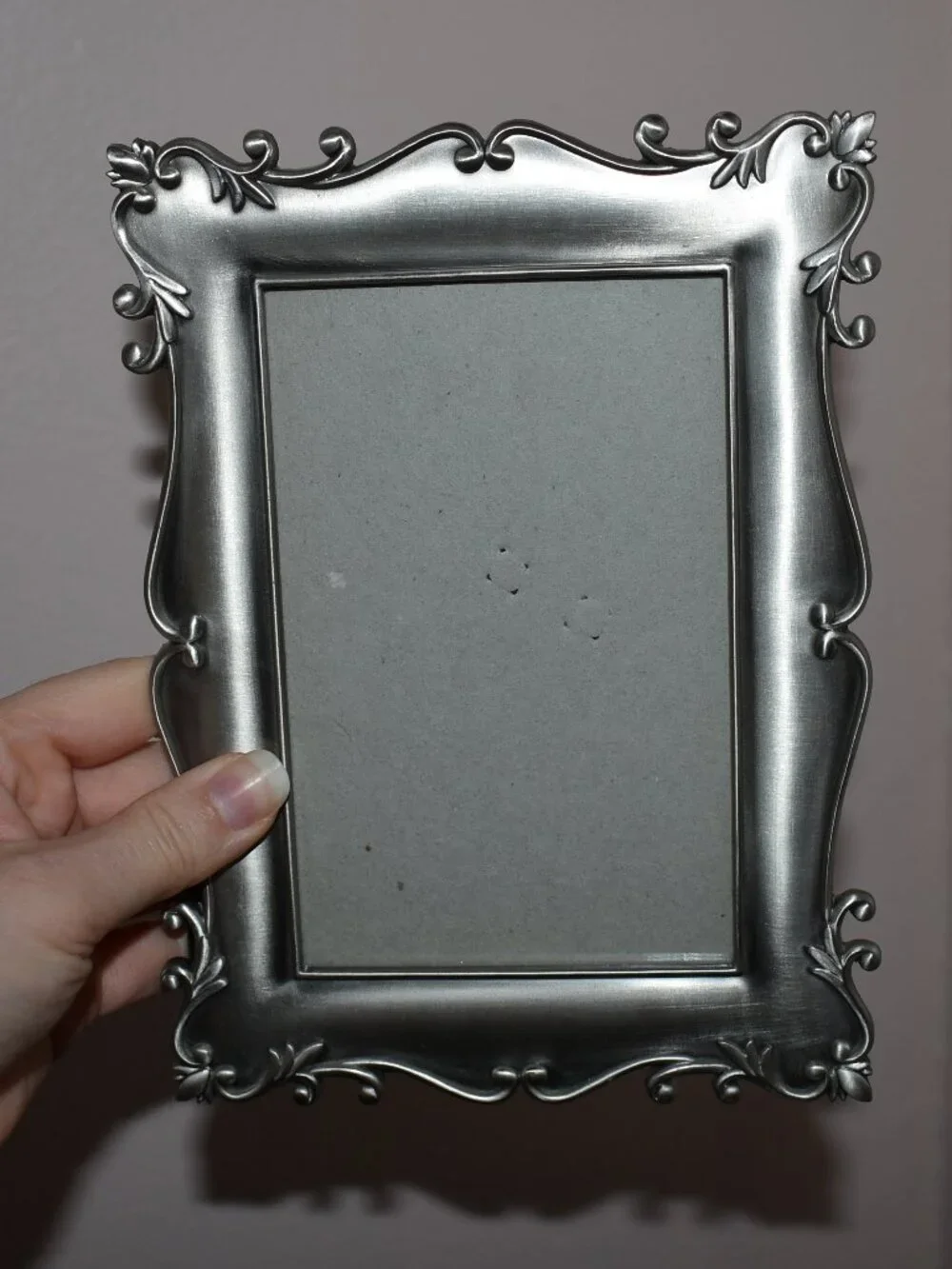 Burnes Of Boston Pewter Silver Metal Picture Frame Set